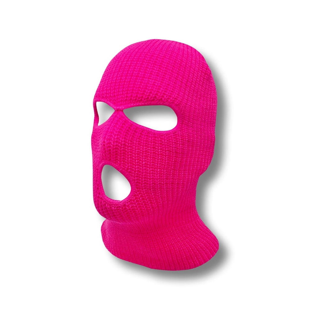 Hot Pink Ski Mask